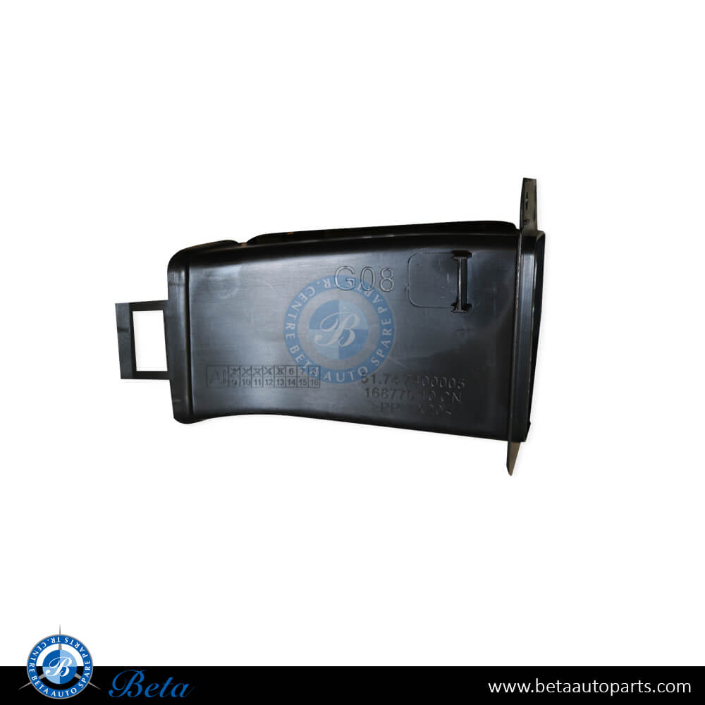 Left Side Front Brake Air Duct Housing for BMW X3/X4 G01/G02 2018-Up models, Part Number 51747400005 Left Side Front Brake Air Duct Housing for BMW X3/X4 G01/G02 2018-Up models, Part Number 51747400005